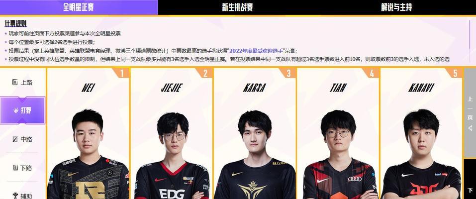 《LOL》游戏全明星赛投票指南（如何在2019年为你喜爱的选手投票？）